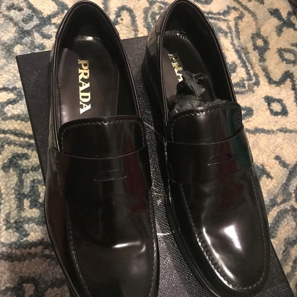 Prada Leather Loafers main image 4